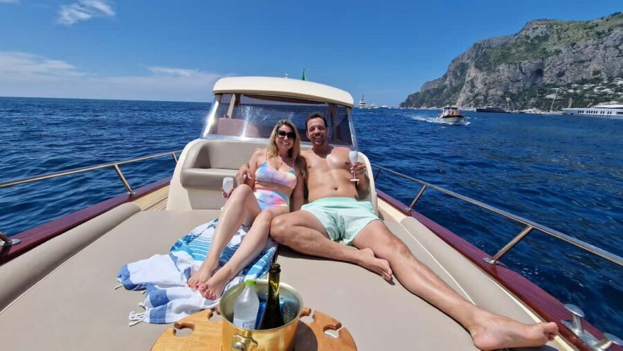 From Sorrento-Capri or Positano: Capri & Positano Boat Tour - Snorkeling at Le Mortelle and Other Swim Moments
