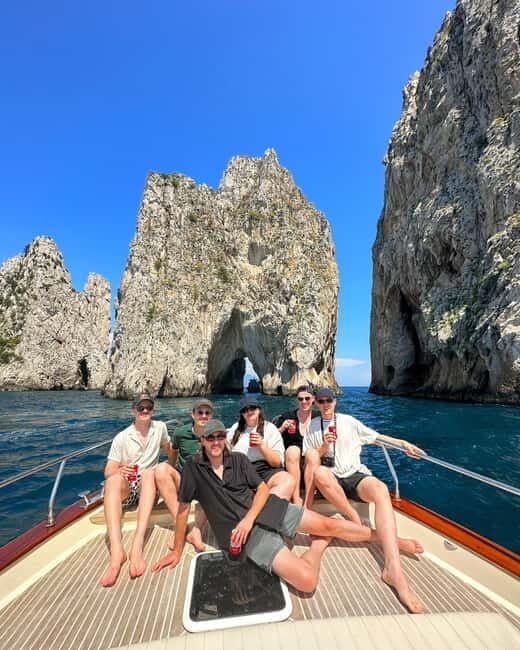 From Sorrento: Capri Small Group Boat Day Tour - Green Grotto and Punta Carena: the closing visuals