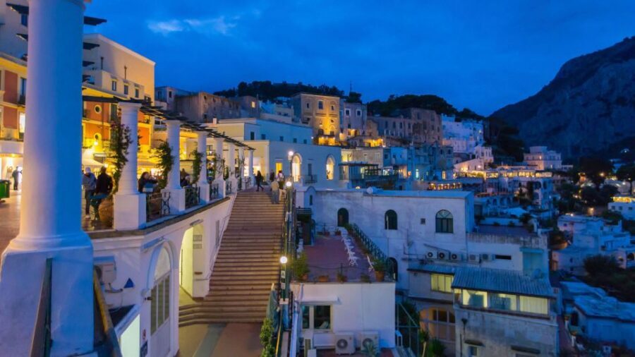 From Sorrento: Capri Sunset Boat Tour - Arriving at Capri by Boat: Grotto Time and Signature Views