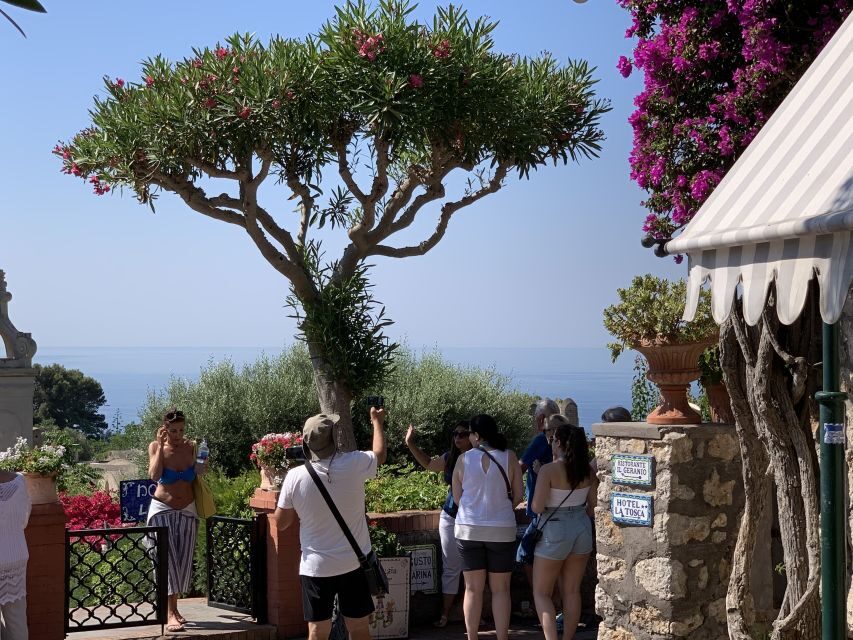 From Sorrento: Day Trip to Capri & Anacapri with Blue Grotto - Potential snags: crowds, chairlift fees, and return-ride wetness