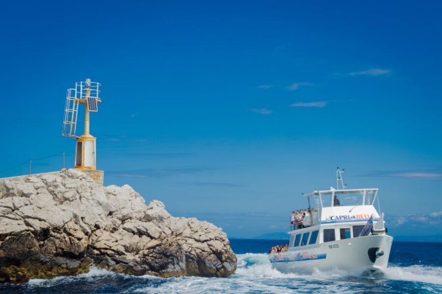 From Sorrento: Day Trip to Capri with Blue Grotto - The Guided Coast Cruise: From Faraglioni to Punta Carena