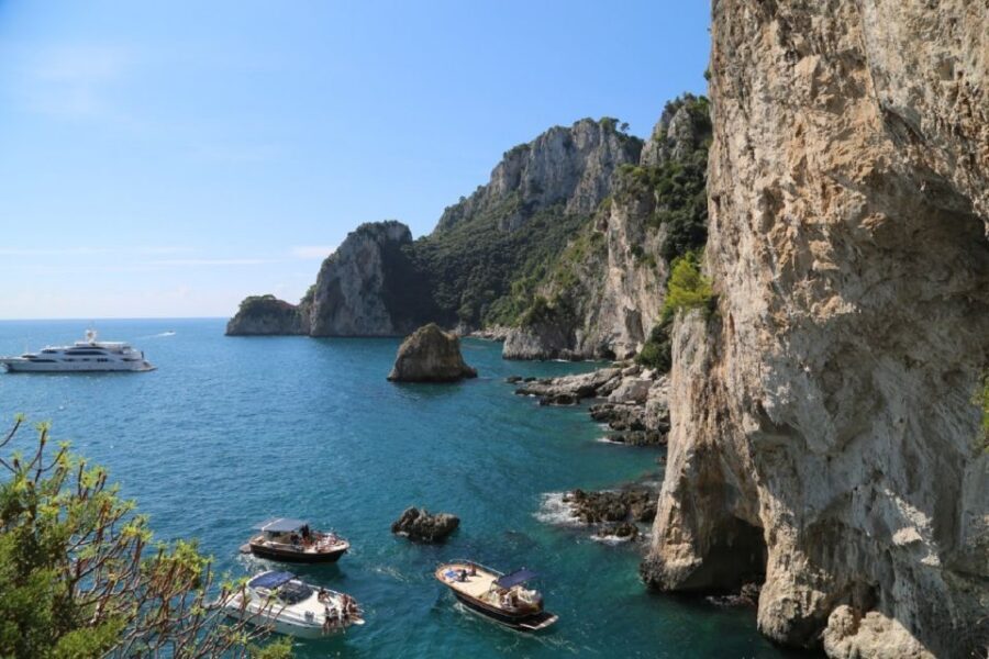 From Sorrento: Full-Day Boat Cruise to Capri - From Sorrento Pickup to Piano di Sorrento: The Day Starts Smooth