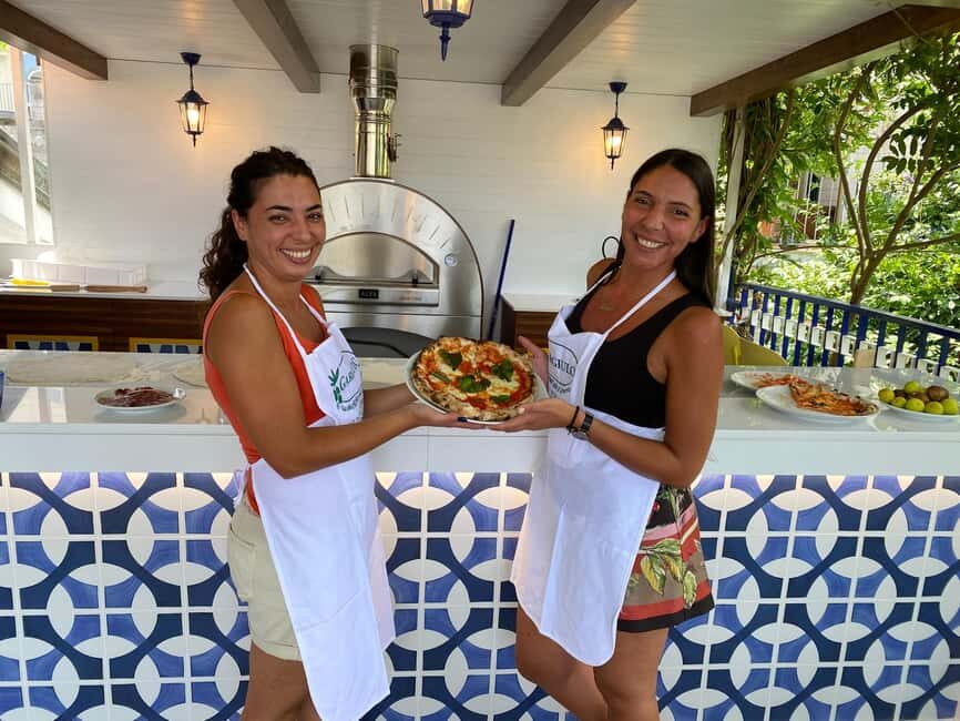 From Sorrento: Pizza-Making Class w/ View of Mount Vesuvius - Sorrento’s Vesuvius-view setting for Neapolitan pizza
