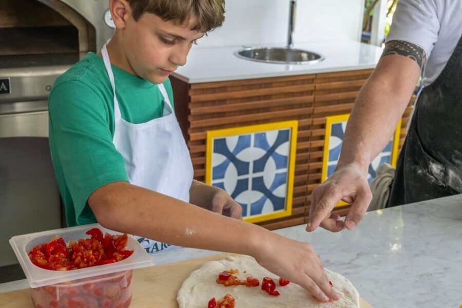 From Sorrento: Pizza-Making Class w/ View of Mount Vesuvius - From mozzarella to local cold cuts: what you eat while you work
