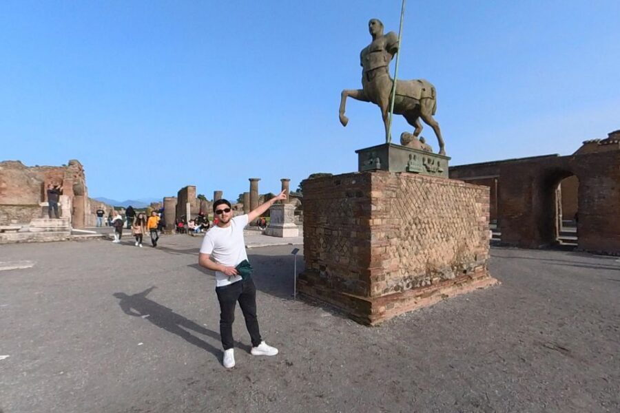From Sorrento: Pompeii and Vesuvius Guided Tour with Lunch - From Sorrento pickups to a smooth start