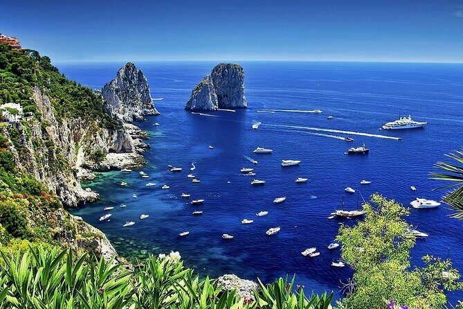 Full Day Private Boat Tour to Capri from Positano - Grottos in order: Blue Grotto option, then Grotta Verde and White Grotto
