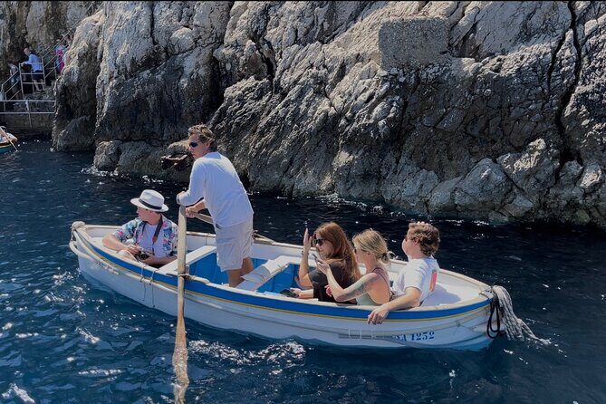 Full-Day Private Guided Boat Tour in Capri - Grotta Verde swim stop: short, fun, and built for quick water photos