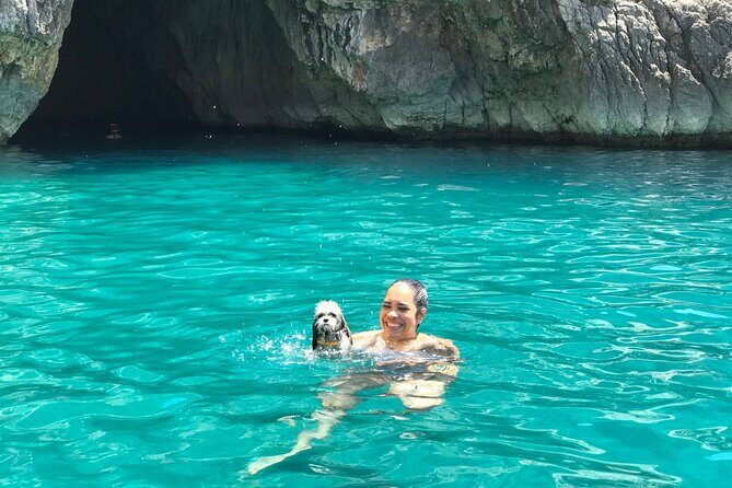 Guided day by boat to the Secrets of the Island of Capri - Green Grotto and Punta Carena: more cave magic, plus lighthouse drama