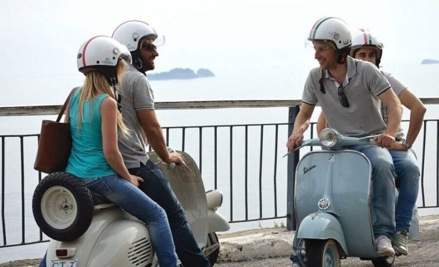 Naples/Sorrento/Positano: Private Amalfi Coast Tour by Vespa - Positano: narrow streets, sea views, and lemony treats