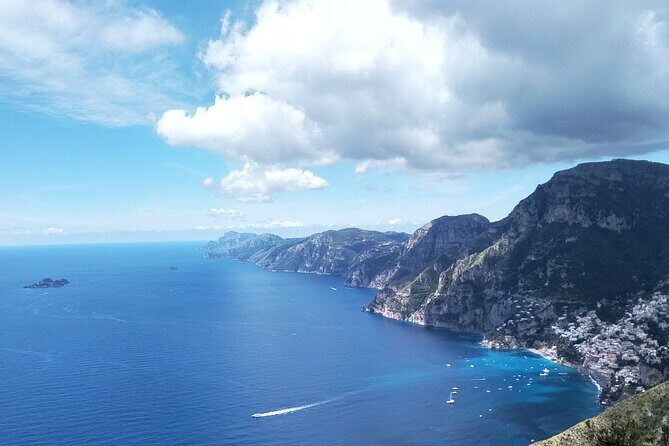 Path of the Gods - Stop 3: Positano from above, where the town stacks upward