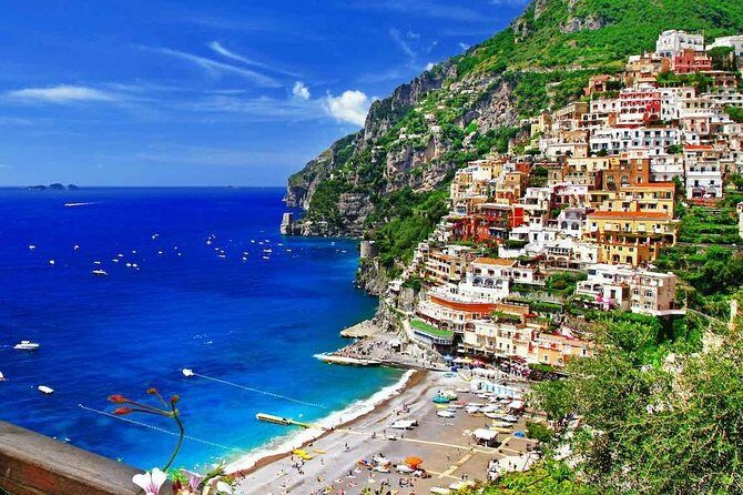 Positano, Amalfi & Ravello Shared Tour from Sorrento - Positano in About an Hour: Stairs, Shops, and Santa Maria Assunta