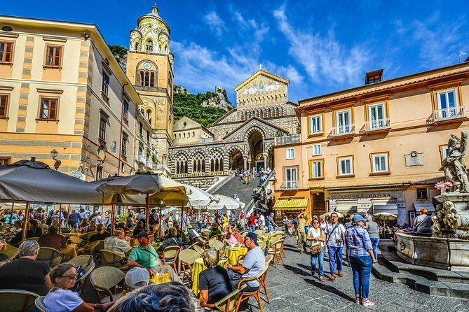 Positano, Amalfi & Ravello - UP TO 08 PEOPLE - Amalfi Stop (2 Hours): Cathedral of Sant’Andrea and the Heat Reality