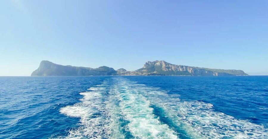 Positano: Capri and Blue Grotto Shared Boat Tour with Drinks - 4 hours on Capri: choosing between Marina Piccola and the views