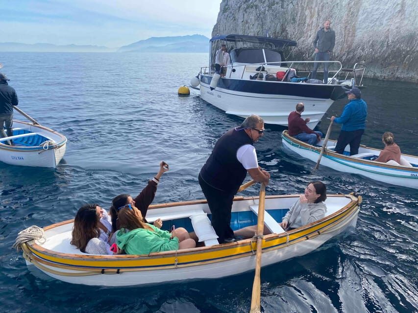 Positano: Capri and Blue Grotto Shared Boat Tour with Drinks - Price and value: what you are paying for (and what costs extra)
