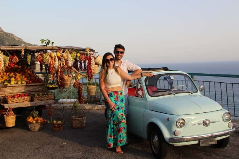 Positano/Praiano: Iconic Fiat 500 Private Amalfi Coast Tour - The 2-hour Positano–Praiano loop: how the stops are built for pictures