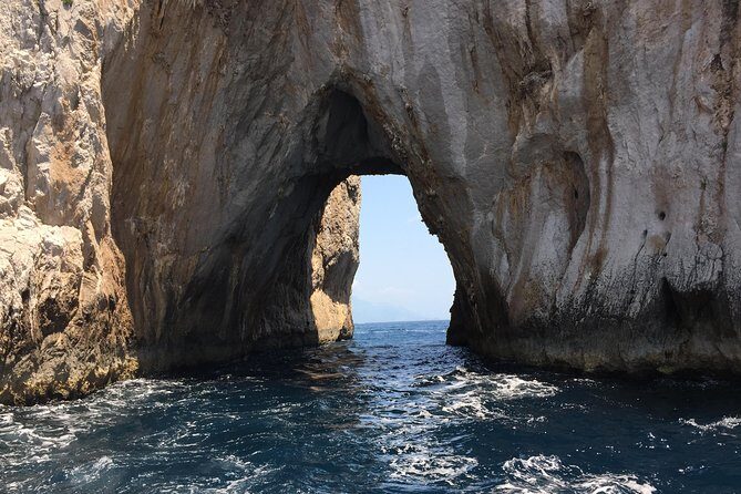 Private Boat Excursion from Sorrento to Capri and Positano - The Minerva temple ruins and the view from the sea