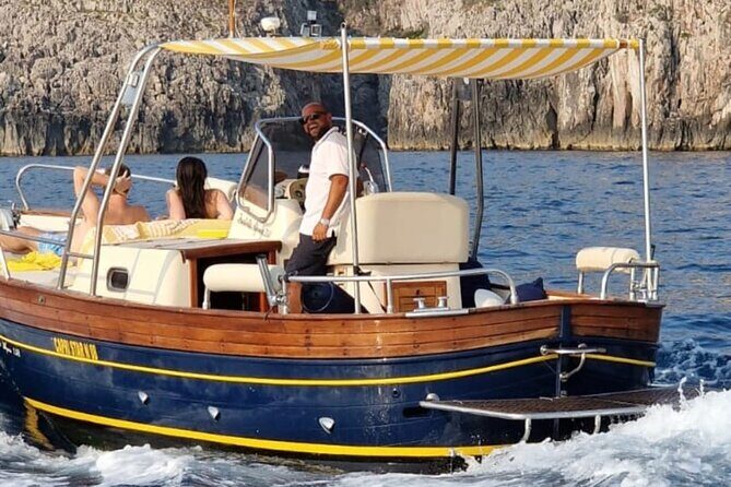 Private boat tour Capri Full day - Swimming holes, rinse stations, and the comfort upgrade people remember