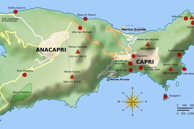Private Boat Tour from Sorrento to Capri on a Classic Gozzo 8.50 - Grotta Verde (Green Grotto): the color is the point