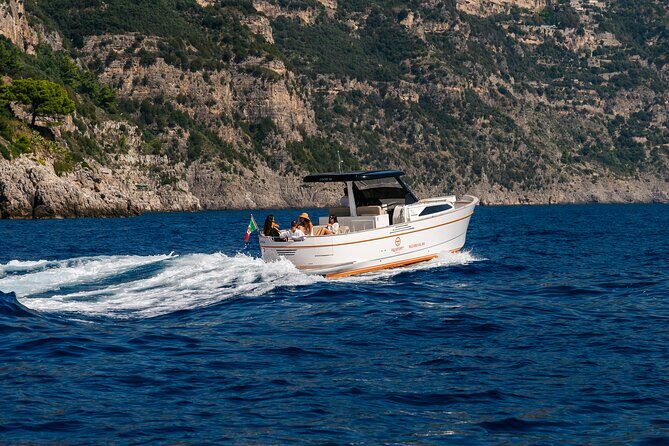 Private Boat Tour To Capri Departing From Positano - From Positano’s cliffs to Fornillo: your first Amalfi photo run