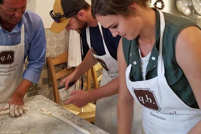 Private / Small Group at "Quanto Basta" School in Sorrento center - The Three-Course Cooking Lesson: How the Workshop Flows