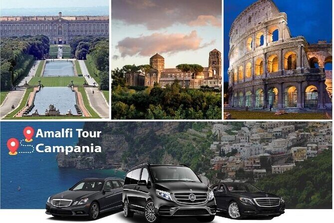 Private Transfer Naples Positano or Praiano or vice versa, Via Pompei or Cantina - Key highlights at a glance