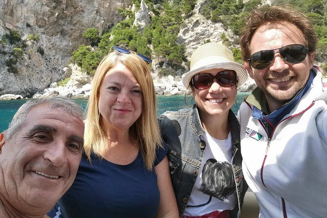 Shared boat tour from Sorrento to discover Capri - Cruising Out Past Marina di Puolo and Toward the Lubrense Coast