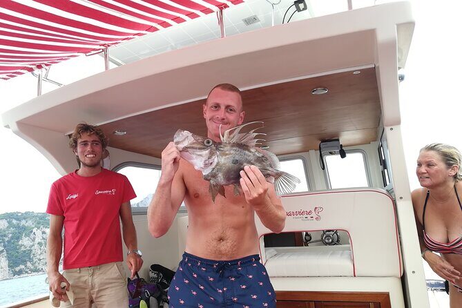 Shared trip with fishing and visit the beauty of Capri island - How the morning sets you up for a smooth day (and a good start)