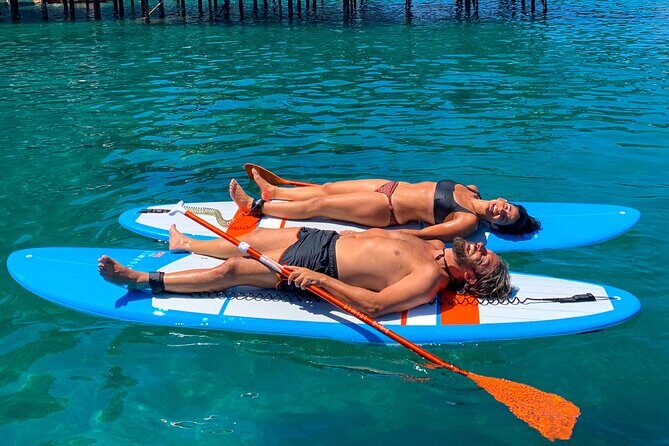 Small group paddle boarding tour to Bagni Regina Giovanna - SUP From Marina Grande to Punta del Capo: The fast route to big scenery