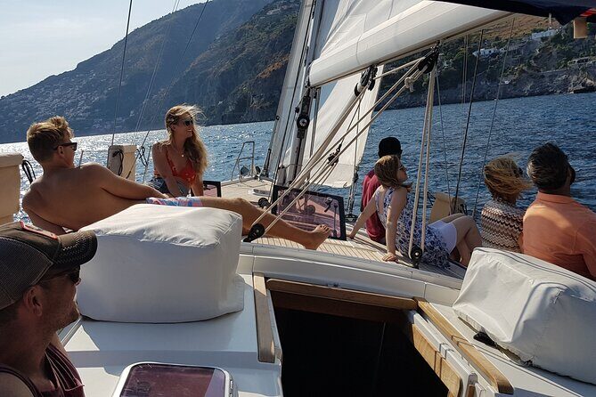 Small Group Sailing Tour in Amalfi Coast with Aperitif - Aperitif on the Water: Prosecco, Fruit, Cheese, and a Better Timeline