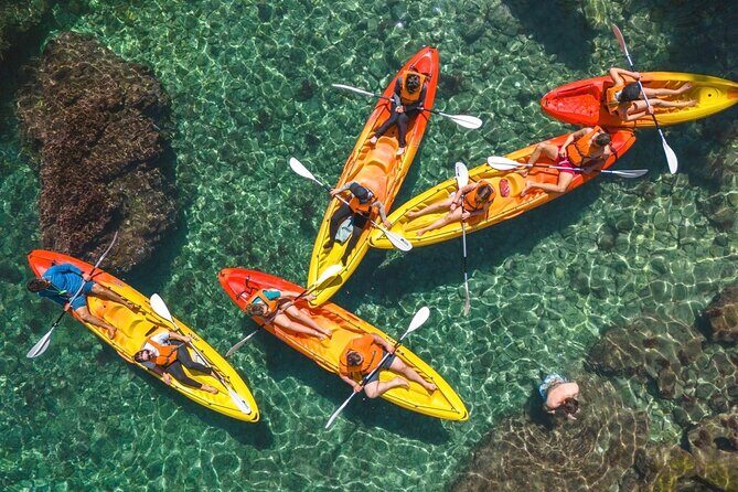 Small groups Kayak tour from Sorrento to Bagni Regina Giovanna - Bagni Regina Giovanna stop: Roman villa ruins plus a natural pool swim time