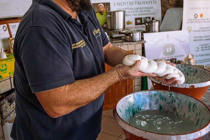Sorrento Ape Tour, Lemon Garden, Mozzarella Show & Pizza Class - Mozzarella making at Il Turuziello: where the day gets real