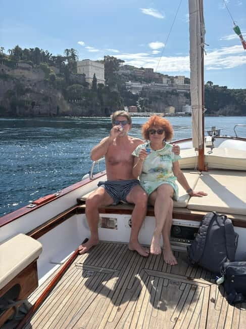 Sorrento: Boat Coastal Cruise with Swim and Limoncello - Sailing toward Sant’Agnello and Sorrento’s marinas: quick hits, no heavy lifting