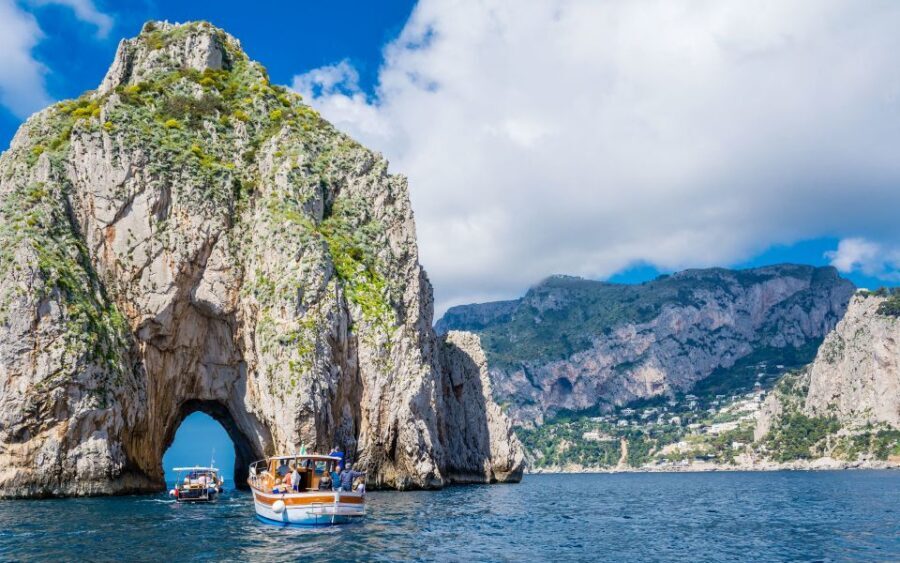 Sorrento: Capri and Blue Grotto Boat Cruise with Drinks - Drinks, Snacks, and Limoncello at Sea