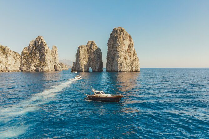 Sorrento: Capri Boat Small Group Tour Up to 8 & 4 hours ashore - Green Grotto on Capri: the chemistry lesson you’ll actually remember