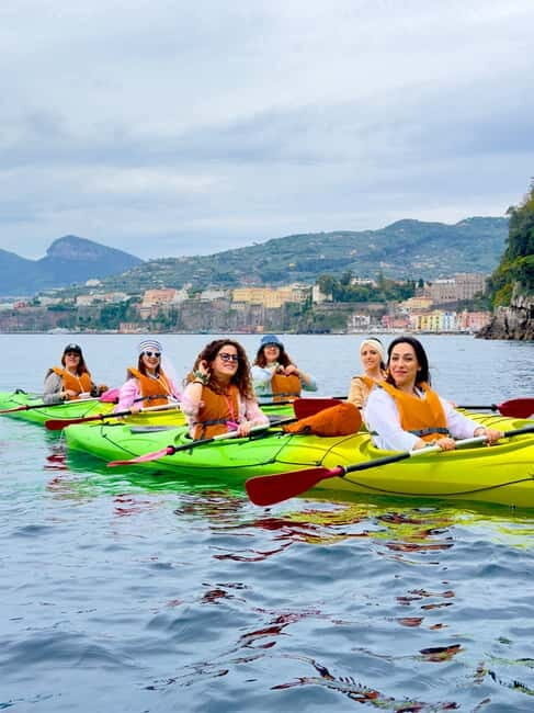 Sorrento: Guided Kayak Tour + Free 1h Paddleboarding - Where You Start in Sorrento (Marina Grande, Via Marina Grande 90)