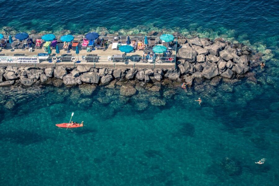 Sorrento: Guided Walking Tour & Street Food Experience - Marina Grande and the Neapolitan Riviera views: cuoppo fritto and fishing stories