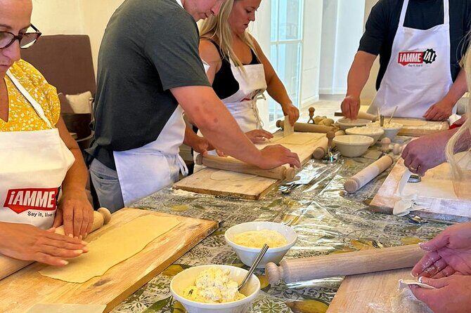 Sorrento: Hands-On Pasta, Tiramisu & Limoncello Fun Class - Food and drinks: what you’re really getting for $143.61