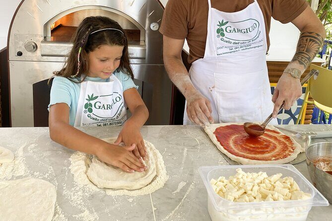 Sorrento Pizza School Activity in Italy - The welcome routine: balcony time, then the food history starts