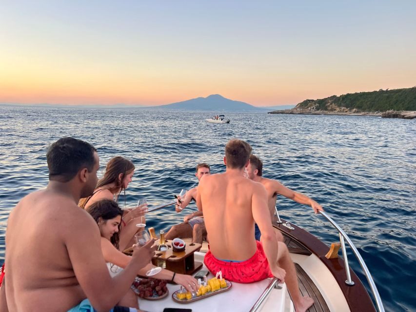 Sorrento: Private Sunset Boat Tour with Music and Aperitif - Snorkeling time: what’s included and how to use it