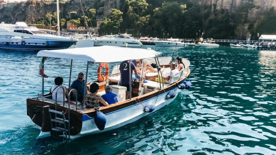 Sorrento: Sightseeing Cruise with Limoncello Tasting - The Boat Ride Setup: Small Group, Snorkeling Gear, and Drinks