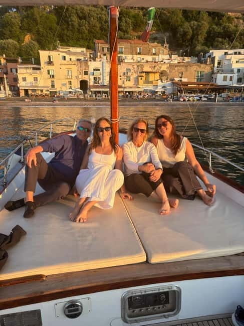 Sorrento Sunset Cruise with Aperitif on Board - Puolo Beach and Massa Lubrense: where the sunset timing matters