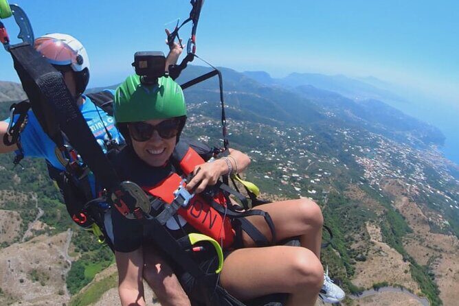 Two-seater paragliding Amalfi and Sorrento Coast Monte Faito - Monte Faito to Castellammare di Stabia: the route and the time in the air